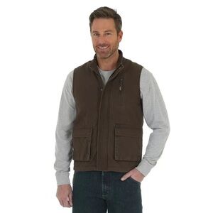 Wrangler Men's Dark Brown Vest